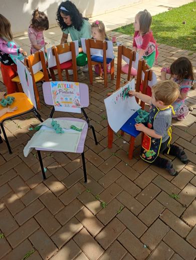 Crianças da Recrear: arte e reciclável, Maternal (2 a 4 anos)