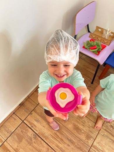Crianças da Recrear: cozinha: brincar e repartir, Maternal (2 a 4 anos)